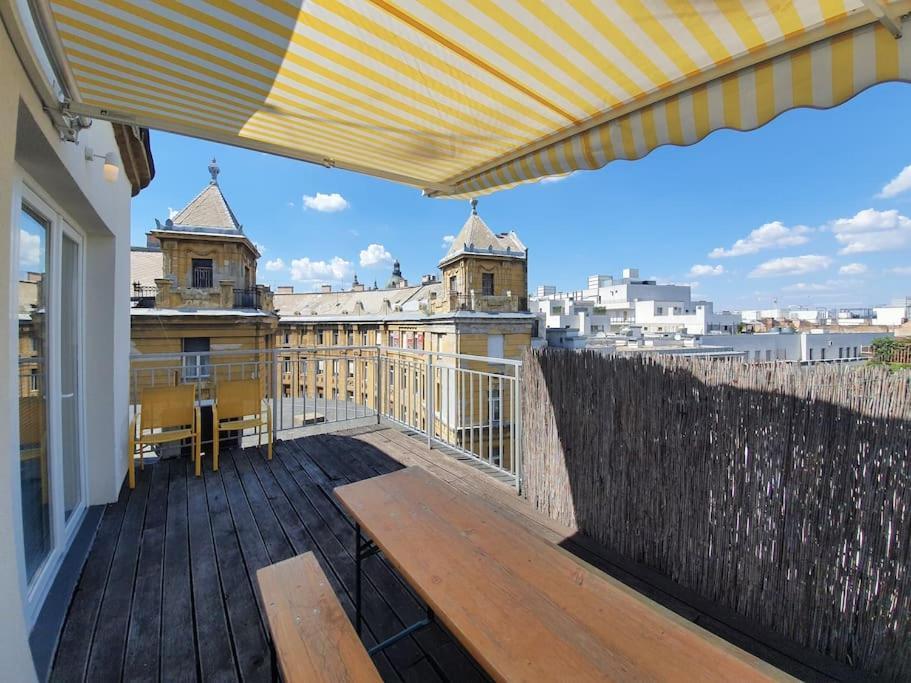 Beauty On The Rooftop With Ac And Rooftop Terrace Budapest Exterior foto
